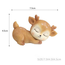 Load image into Gallery viewer, Resin Sleeping Baby Deer Mini 3D Elk