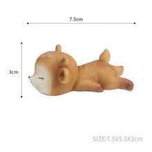 Load image into Gallery viewer, Resin Sleeping Baby Deer Mini 3D Elk
