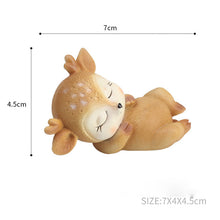 Load image into Gallery viewer, Resin Sleeping Baby Deer Mini 3D Elk